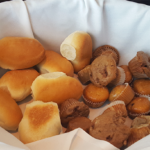 assorted breads and muffins
